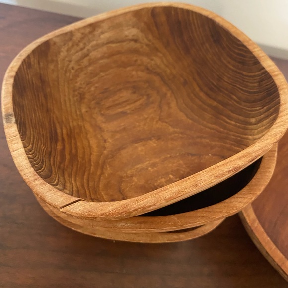Wooden bowl set - Picture 2 of 6